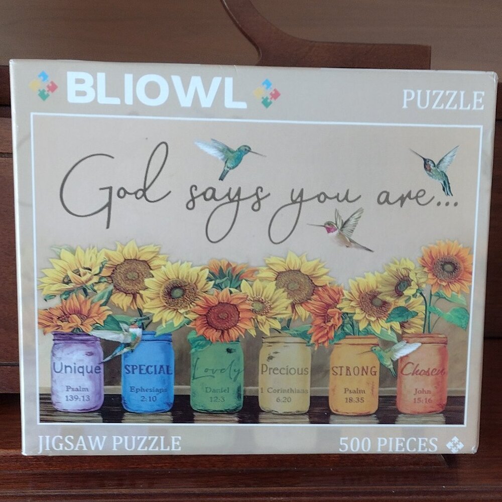 Jigsaw Puzzle - God says you are...  500 Pieces